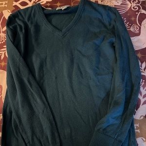 Port Authority Teal v neck sweater